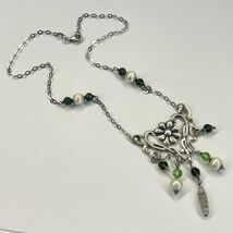 Beautiful Vintage Women's Jewelry Sterling Silver 925 Chain Necklace Mar... - $159.00