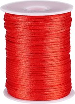 109 Yards 1.5 mm Cord Beading Satin String for Chinese Knotting Rattail Beading  - £17.19 GBP