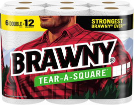 Tear-A-Square® Paper Towels, 6 Double Rolls = 12 Regular Rolls - $46.58 CAD