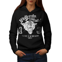 Wellcoda Wild Cats Womens Hoodie, Victory Casual Hooded Sweatshirt - £28.95 GBP