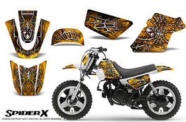 Yamaha PW50 Creatorx Graphics Kit Decals Spiderx Yellow - £87.00 GBP