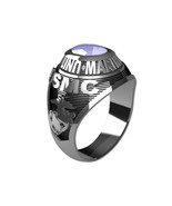 US MARINE CORPS RING LADIES TRADITIONAL-Sterling Silver - $410.29 CAD