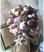 Eclectic Naturals Topiary Dual Function Arrangement, Unique Design, Burlap Base, - €107,77 EUR
