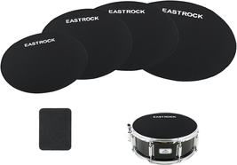 EASTROCK Drum Mute Pads Set 5 Pieces Foam Drum Silencer Pads, Fit 12”, 13”, 14”, - £25.87 GBP