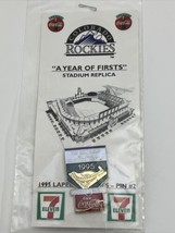 Colorado Rockies 1995 Coca-Cola Coors Field Stadium Replica Lapel Hat Pin - £4.51 GBP