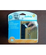 Safety 1st Cabinet &amp; Drawer Spring Latches 10 pack Childproof Home NEW - $275.59 MXN