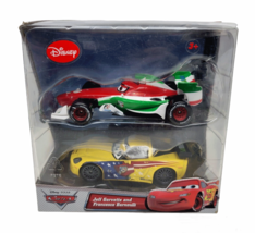 Disney Store Cars Jeff Gorvette &amp; Francesco Bernoulli DieCast 2 Pack Exclusive - £30.44 GBP