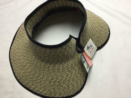 San Diego Hat Company Women&#39;s Ultrabraid Visor With Ribbon Binding, and ... - $27.02