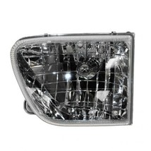Headlight For 1998-2001 Mercury Mountaineer Driver Side Chrome With Clear Lens - £50.21 GBP