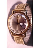 Vtg Men&#39;s Timex Mercury Day Date watch 1979 Model 25618 10679 1/20 10K R... - $211.51 CAD
