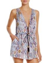 NEW Red Carter Free Spirit Spring Lace Up Romper Swim Coverup L Large $141 - £53.86 GBP