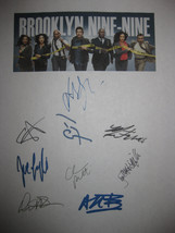 Brooklyn Nine-Nine 9-9 signed TV script Screenplay X9 autographs Andy Samberg Te - £13.36 GBP