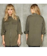 Austrian army fieldshirt shirt jacket olive khaki f2 military mens womens - £7.71 GBP