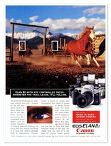 Canon EOS Elan IIE Camera Cowboys Vintage 1997 Full-Page Magazine Advert... - $9.70
