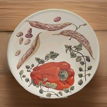 Williams Sonoma Herbs &amp; Vegetables Red Bell Pepper  9 3/4&quot; Pasta Dish Bowl  - $437.85 MXN