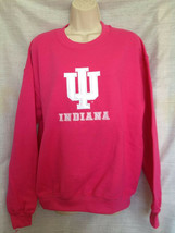 University Of Indiana Hoosiers Sweatshirt Dk. Pink Asst Sizes Brand Nwt 102 - $19.99