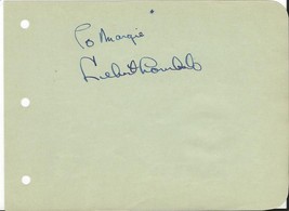 Lebert Lombardo Signed Vintage Album Page - £30.92 GBP