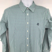 Brooks Brothers Fleece Non-iron Long Sleeve Button Up Plaid Shirt Size XL - $27.67