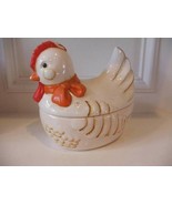 Vintage Chicken Hen on a Basket Soup Tureen B &amp; D Japan Cookie Jar Cover... - £31.60 GBP