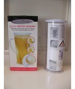 New in Box Gourmet Trends Quick Pasta Maker Clear with White Trim - $12.86