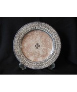 2 Sakura Terrain 8&quot; Salad Plates by Sue Zipkin Stoneware 1997 Brown - $21.77