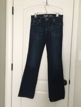 Wrangler Rock 47 Adult Blue Jeans Zip &amp; Button Pockets Size 27x34  - £27.83 GBP