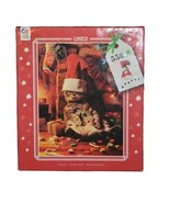 Ceaco Avanti Christmas Stuffed Santa Cat - Holiday Cat Lover&#39;s 550 Piece... - $11.65