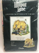 Anchor Lilliput Lane just Married Counted Cross Stitch Picture Kit LL18 - $33.67