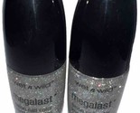 Pack Of 2 Wet n Wild Megalast Salon Nail Color Silver Sparkle (Wide Brus... - $11.87