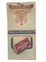 Royal Hair Pin Hamilton Bobby Vintage 50s Advertising Matchbook Cover Matchbox - £7.07 GBP