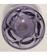 Art Glass Purple Bowl Mold Blown - £50.43 GBP