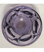 Art Glass Purple Bowl Mold Blown - $88.00 CAD