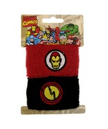 Marvel Comics Ironman Double Cuff Sweat Bands Pony Tail Wraps 8008 - £10.05 GBP