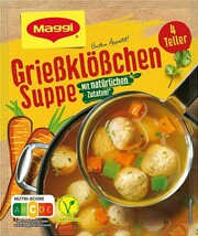 Maggi GRIESSKLOSSCHEN Semolina dumpling Soup -1ct./4 servings -FREE US S... - $6.92