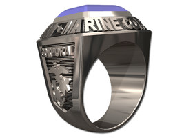 Us Marine Corps Ring Mens Championship STYLE-Sterling Silver - $399.00