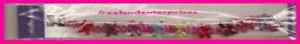 Primary image for Bracelet Beaded 096 Hot Pink-Sim Flower Silvertone Clsp