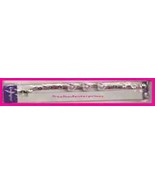 Bracelet Beaded 097 Pink Hearts &amp; Sim Pearls Silvertone - $55.10 MXN