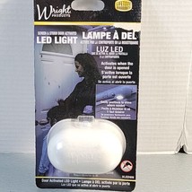 WRIGHT PRODUCTS ACTIVATED LED LIGHT WHITE SCREEN &amp; STORM DOOR NEW use an... - $7.32