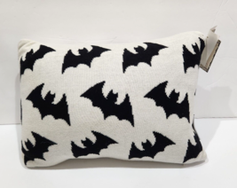 Hallow Home Halloween Black Bats Decorative Pillow Gorgeous! 10&quot;x14&quot; - $36.62