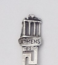 Collector Souvenir Spoon Greece Athens Parthenon Greek Fret Meander Handle - £7.85 GBP