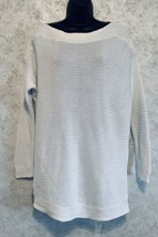 Ralph Lauren Women’s Crochet Knit Sweater Heavy Cotton White Pull Over L... - $29.58