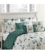 Cabin Pine Deer Forest Lodge 7 Piece Bed In A Bag Comforter Sets, Choice... - £59.42 GBP+