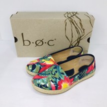 Born Concept BOC Franki Hawaiian Print Espadrilles Shoes Women’s 6.5 W/ Box - £23.26 GBP