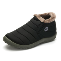 Size 35-48 Waterproof Women Winter Shoes Couple Unisex Snow Boots Warm Inside An - £38.44 GBP