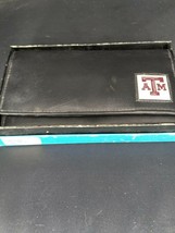 NCAA Texas ATM, Womens Black, Long Wallet With Pewter Logo - £23.46 GBP