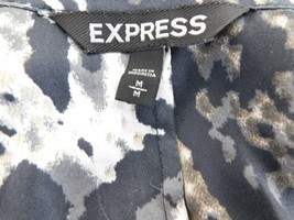 Express Women’s Cold Shoulder Bat Sleeves Blouse draw string waist Medium - £19.60 GBP