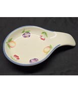 PFALTZGRAFF 6.625&quot; Spoon Rest HOPSCOTCH FRUIT Holds Large Serving Spoon ... - $223.02 MXN