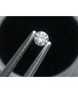 WHITE DIAMOND GEM ROUND CUT SHAPE GENUINE FACETED NATURAL AFRICAN MINI V... - $185.95