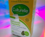 Culturelle Advanced Regularity Kiwi Probiotic +Prebiotic Fiber 30Caps Ex... - $17.81