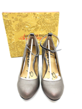 American Rag Foxy Ankle Strap Pumps- Silver Metallic, US 7.5M *Cosmetic ... - £12.09 GBP